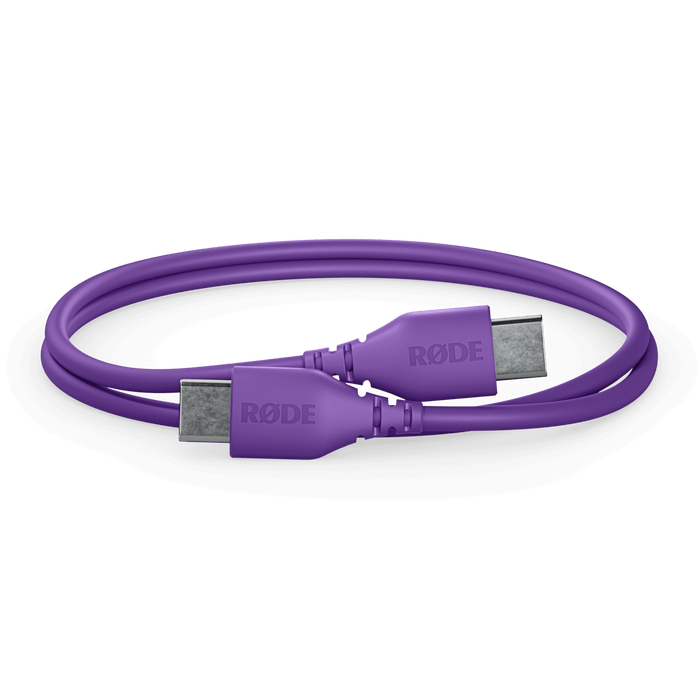 Rode USB-C to USB-C Cable 1', Pruple