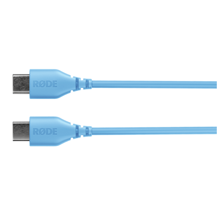 Rode USB-C to USB-C Cable 1', Blue