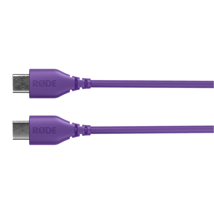 Rode USB-C to USB-C Cable 1', Pruple