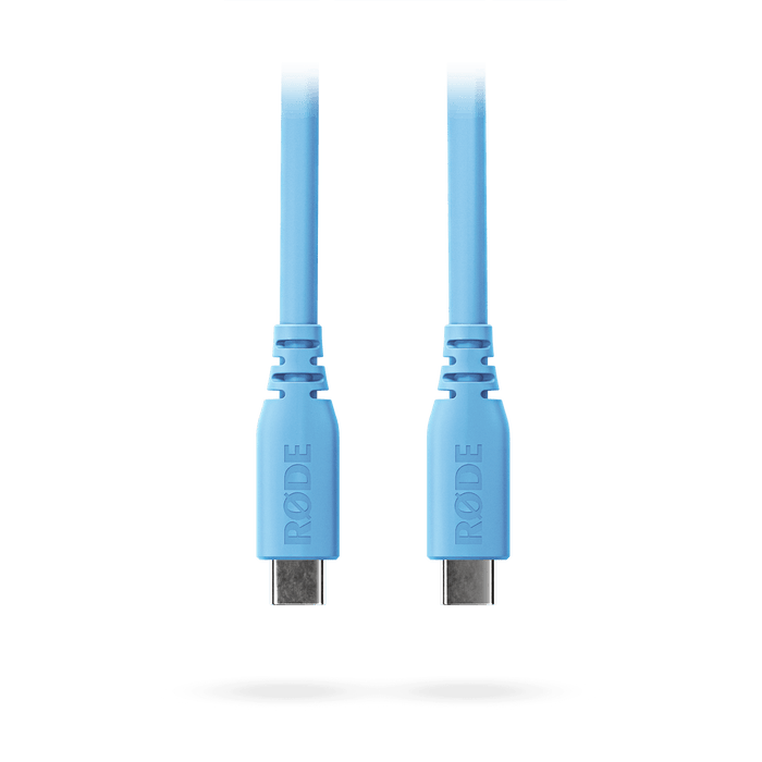 Rode SuperSpeed USB-C to USB-C Cable 6', Blue