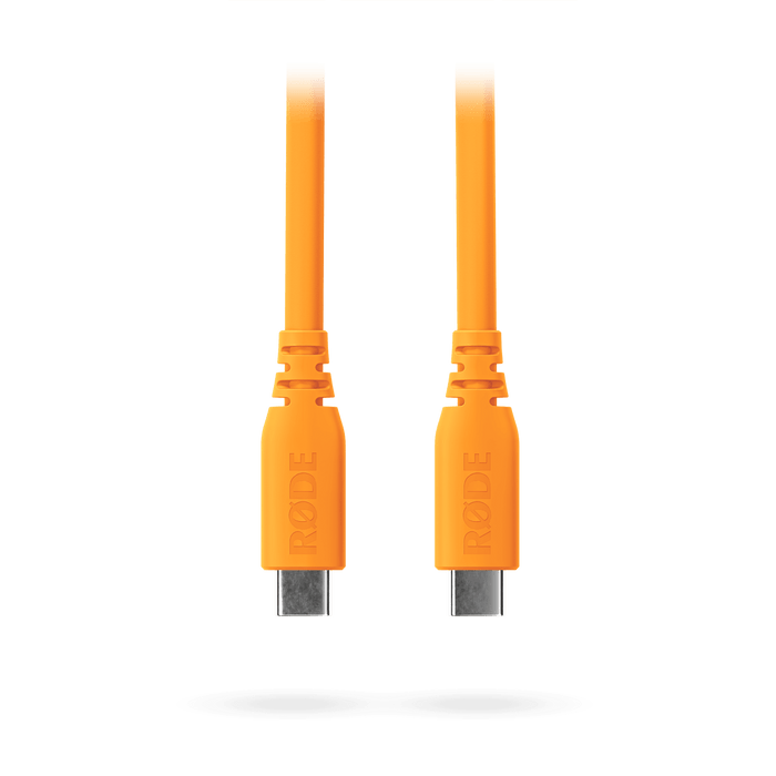 Rode SuperSpeed USB-C to USB-C Cable 6', Orange