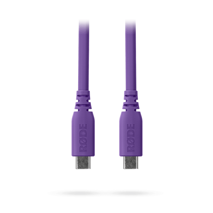 Rode SuperSpeed USB-C to USB-C Cable 6', Pruple