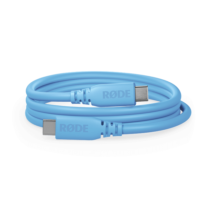 Rode SuperSpeed USB-C to USB-C Cable 6', Blue
