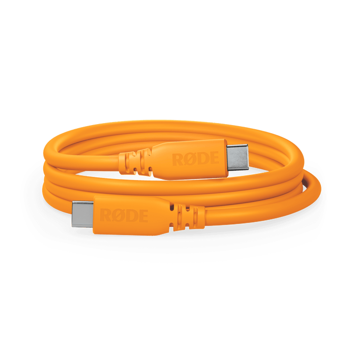 Rode SuperSpeed USB-C to USB-C Cable 6', Orange