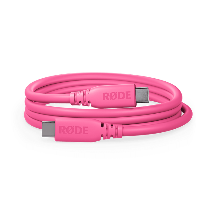 Rode SuperSpeed USB-C to USB-C Cable 6', Pink