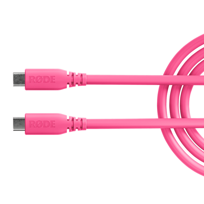 Rode SuperSpeed USB-C to USB-C Cable 6', Pink