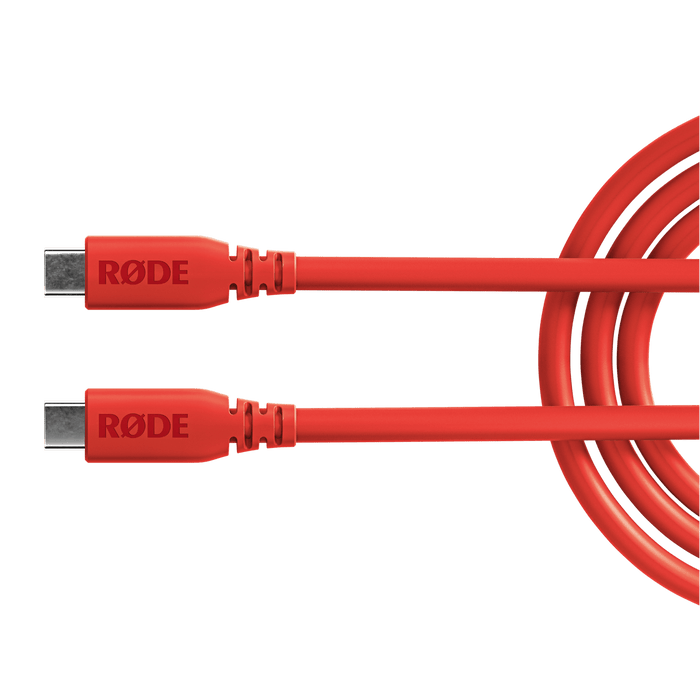 Rode SuperSpeed USB-C to USB-C Cable 6', Red