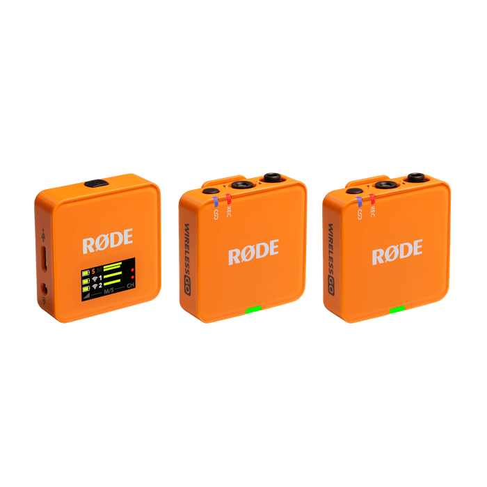 Rode Wireless GO Gen III Compact Wireless Microphone System, Orange