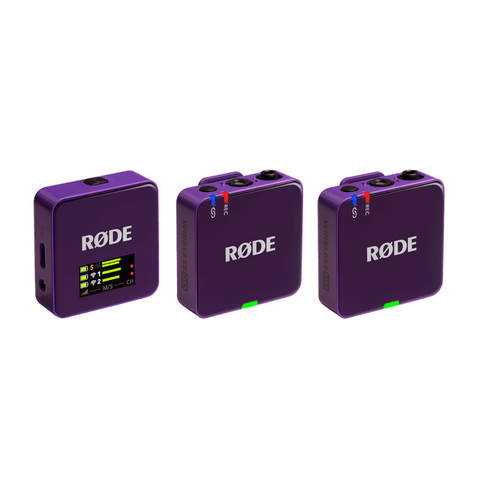 Rode Wireless GO Gen III Compact Wireless Microphone System, Purple