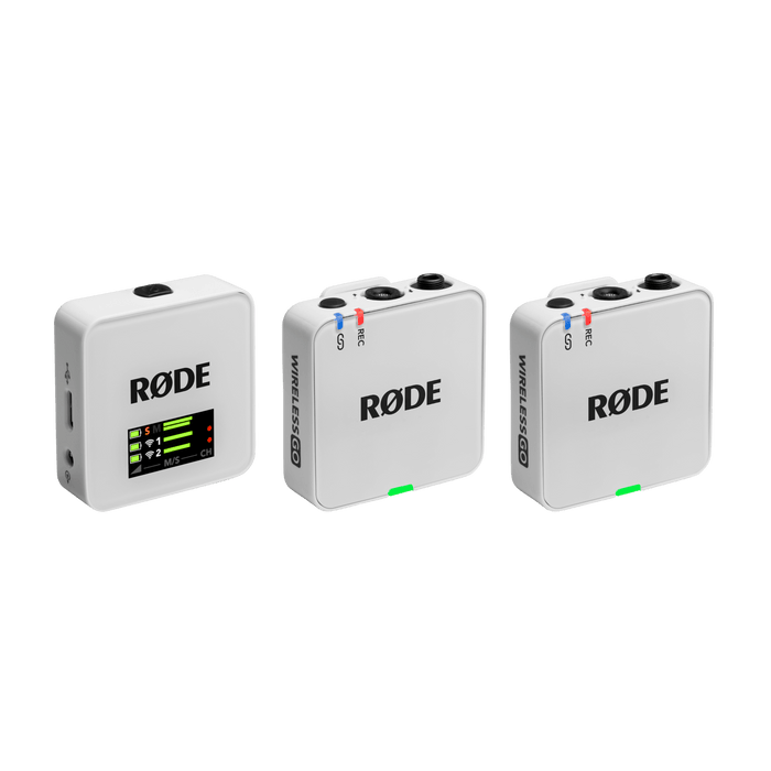 Rode Wireless GO Gen III Compact Wireless Microphone System, White