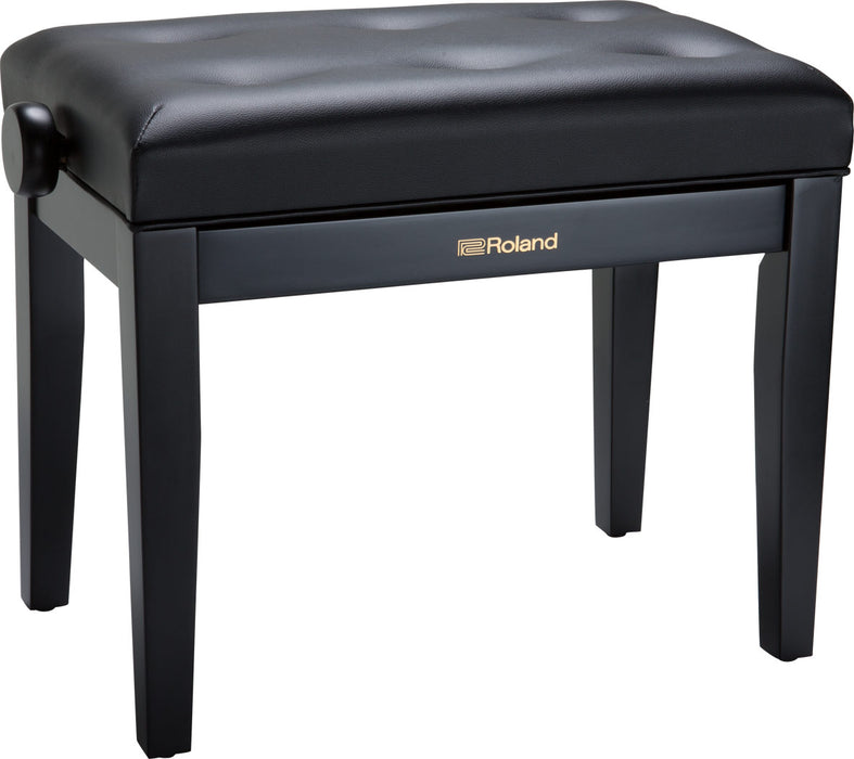 Roland RPB-300BK Piano Bench - Satin Black, Vinyl Seat