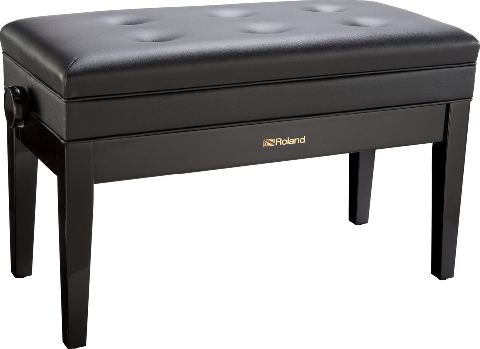 Roland RPB-D400PE Piano Bench, Duet Size - Polished Ebony