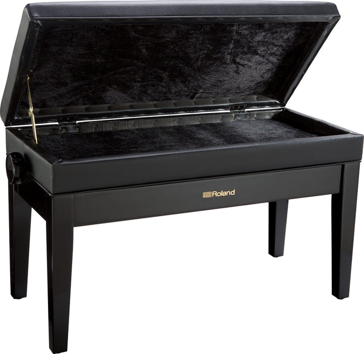 Roland RPB-D400PE Piano Bench, Duet Size - Polished Ebony