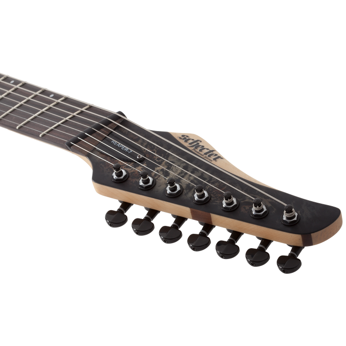 Schecter Reaper-7 Multi-Scale Charcoalcoal Burst