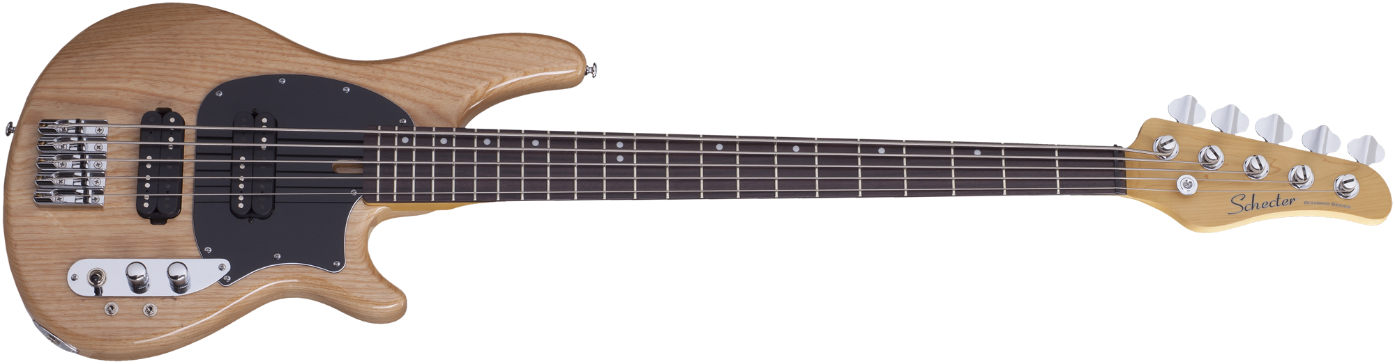 Schecter CV-5 Electric Bass, Gloss Natural