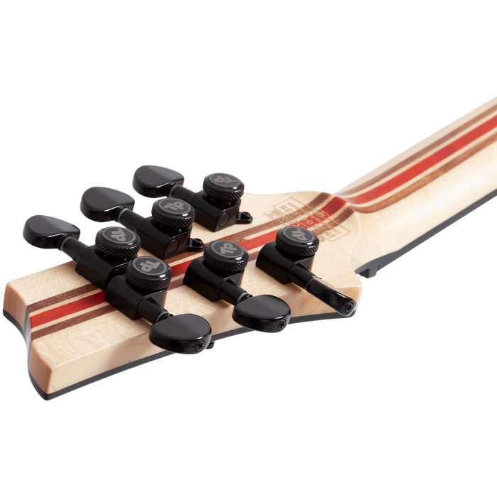 Schecter C-1 Pale Moon, Natural Satin w/Black Burst