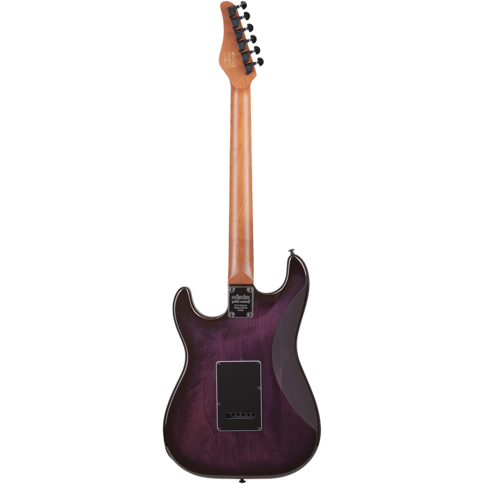 Schecter Traditional Pro Ebony Transparent Purple Burst