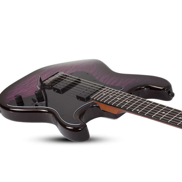 Schecter Traditional Pro Ebony Transparent Purple Burst