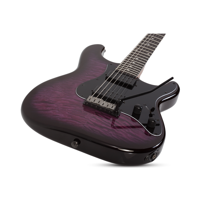 Schecter Traditional Pro Ebony Transparent Purple Burst