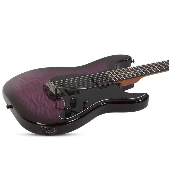 Schecter Traditional Pro Ebony Transparent Purple Burst