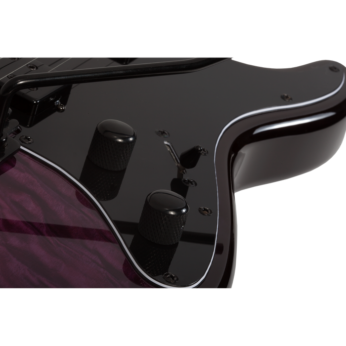 Schecter Traditional Pro Ebony Transparent Purple Burst