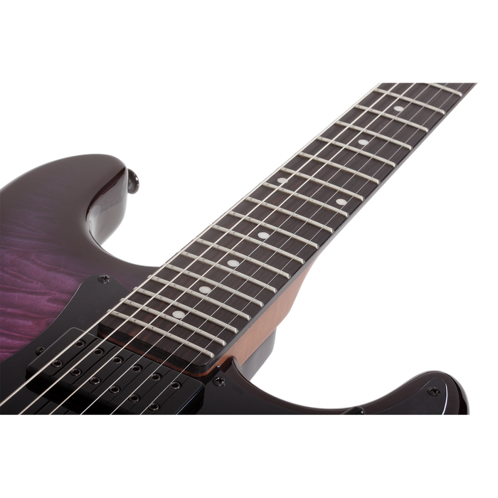 Schecter Traditional Pro Ebony Transparent Purple Burst