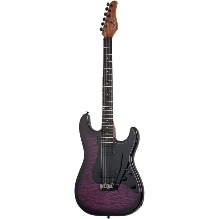 Schecter Traditional Pro Ebony Transparent Purple Burst