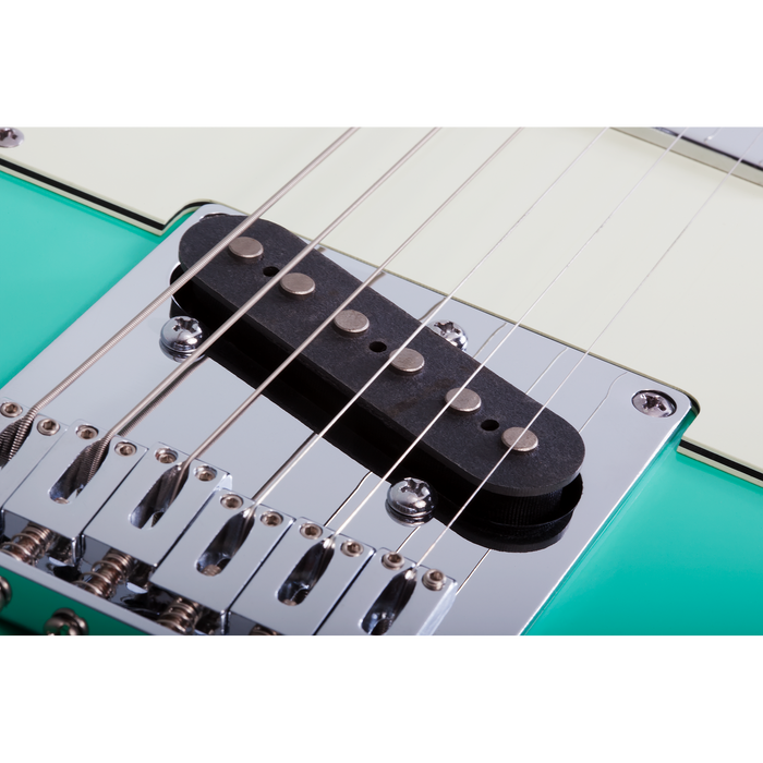 Schecter Nick Johnston Pt-Usa "Wembley" Teal Met w/Case