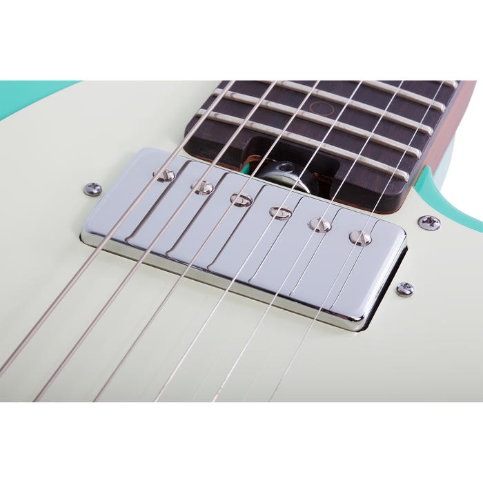 Schecter Nick Johnston Pt-Usa "Wembley" Teal Met w/Case