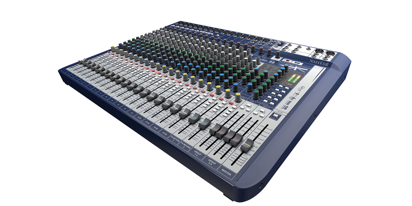Soundcraft Signature22 22-Channel Analog Mixer with USB
