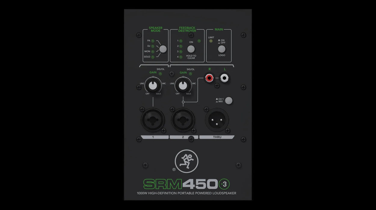 Mackie SRM450v3 1000W High-Definition Portable Powered Loudspeaker