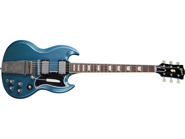 Gibson Murphy Lab Ultra Lite Aged '64 SG Standard with Maestro, Pelham Blue
