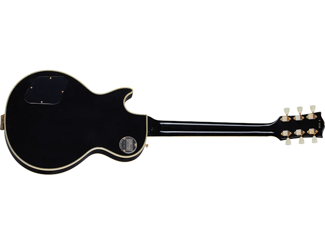 Gibson Murphy Lab Lite Aged '57 Les Paul Custom 3-Pickup with  Gold Bigsby, Ebony