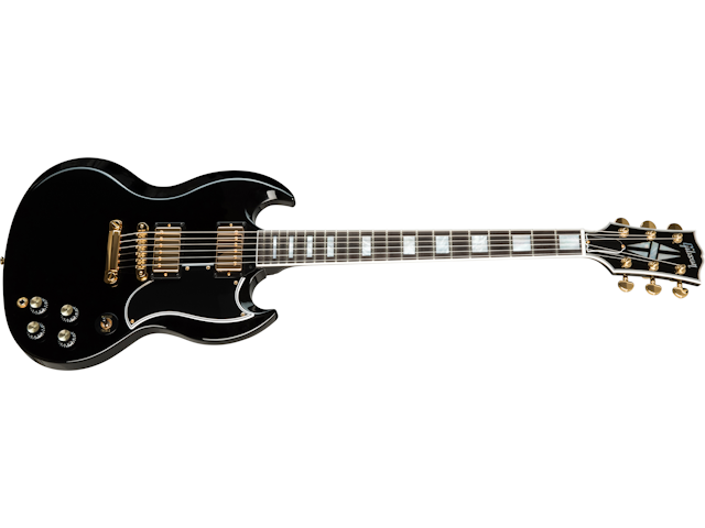 Gibson SG Custom with Ebony Fingerboard Left-handed, Gloss Ebony