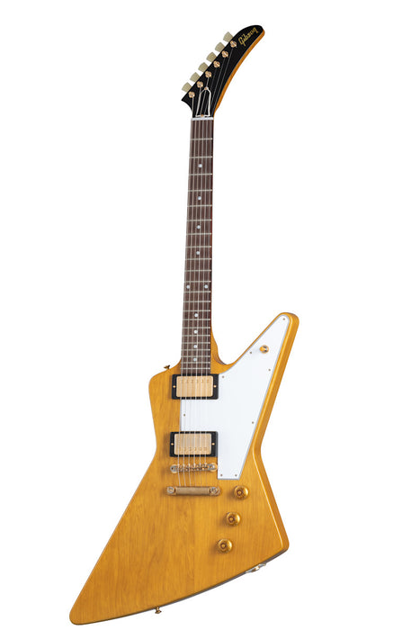 Gibson Solid Body 1958 Korina Explorer White Pickguard, Natural