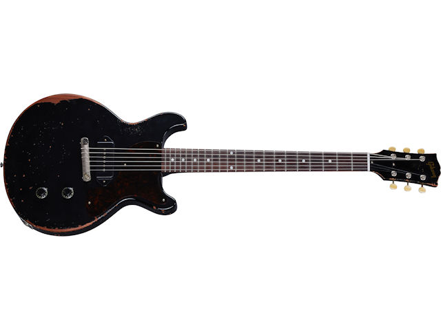 Gibson Murphy Lab Ultra Heavy Aged '60 Les Paul Jr Double-Cutaway, Ebony