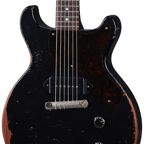 Gibson Murphy Lab Ultra Heavy Aged '60 Les Paul Jr Double-Cutaway, Ebony