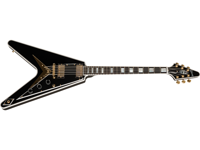 Gibson Flying V Custom with Ebony Fretboard, Ebony
