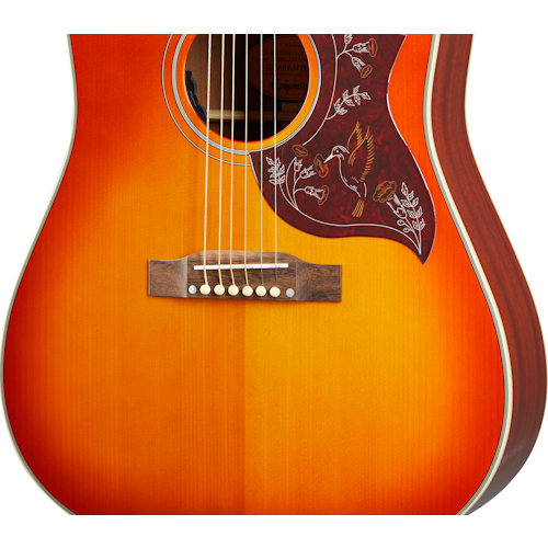 Epiphone Inspired by Gibson Masterbilt Hummingbird - Aged Cherry Sunburst