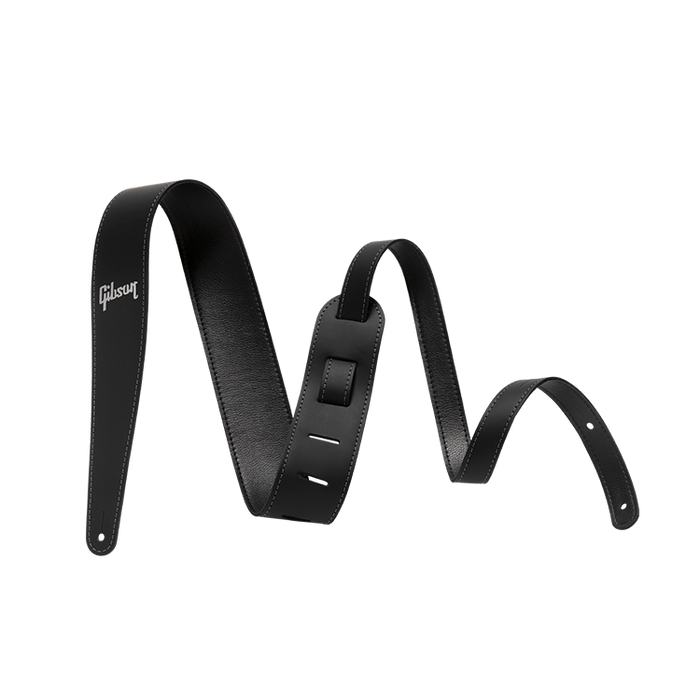 Gibson Adam Jones 1979 Premium Leather Guitar Strap, Black