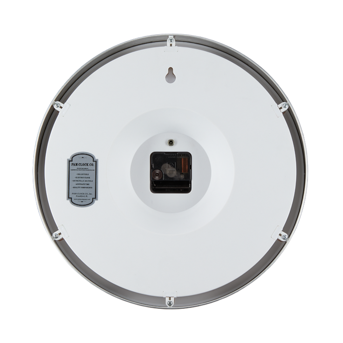 Gibson Vintage Lit Wall Clock Kalamazoo Orange