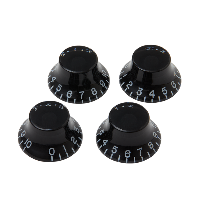Gibson Top Hat Knobs - set of 4 - Black