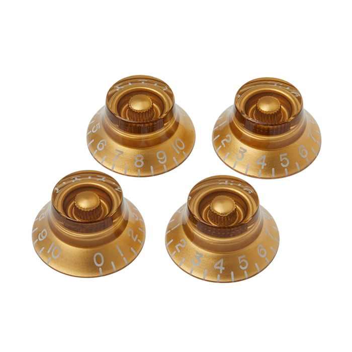 Gibson Top-Hat Tone & Volume Knob Set, Gold