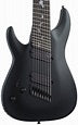 Schecter Damien-8 Multi-Scale Left-Handed Satin Black