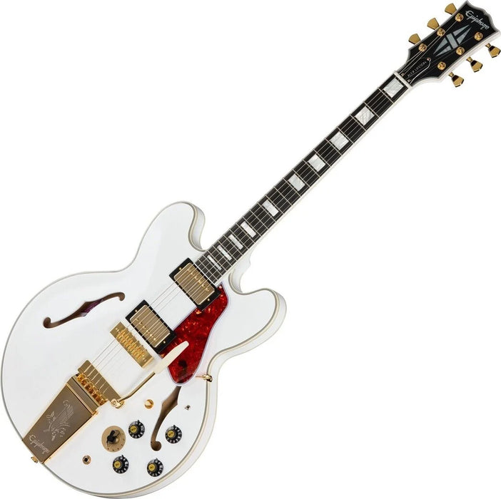 Epiphone Alex Lifeson 1976 ES-355 Custom, Alpine White