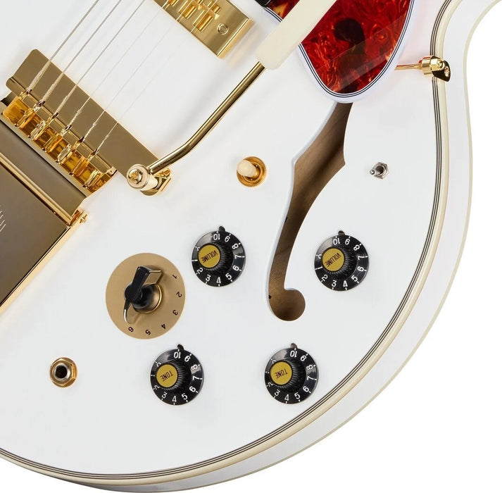 Epiphone Alex Lifeson 1976 ES-355 Custom, Alpine White