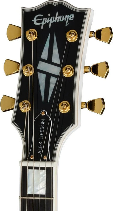 Epiphone Alex Lifeson 1976 ES-355 Custom, Alpine White