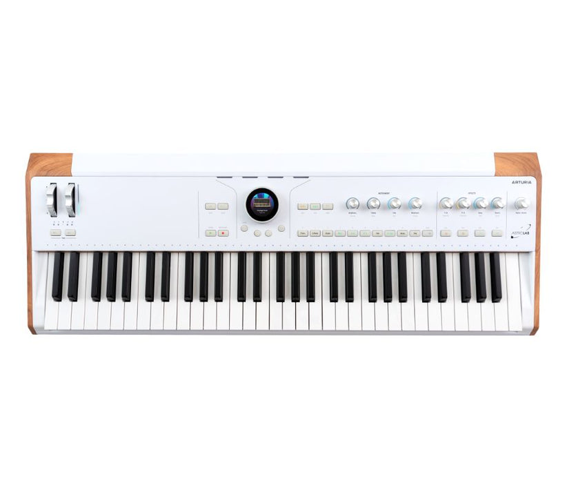 Arturia Astrolab 61 key semi-weighted stage keyboard, White
