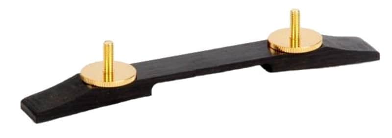 Gretsch Bridge Base, Space Control/Roller, Ebony and Gold