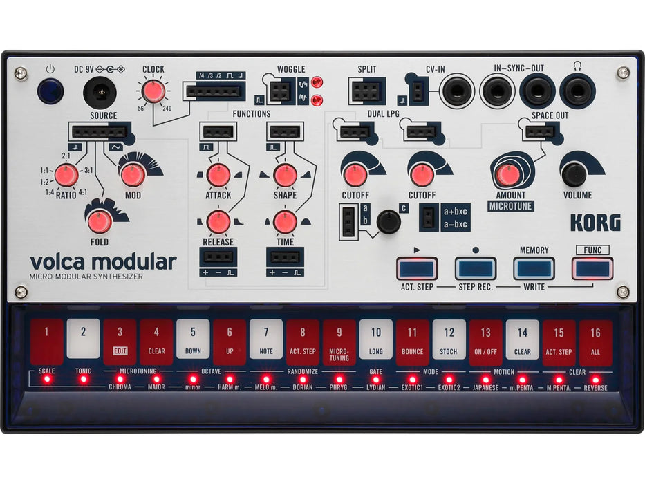 Korg VOLCAMODULAR Micro-Modular Synth With Multiple Patch Points